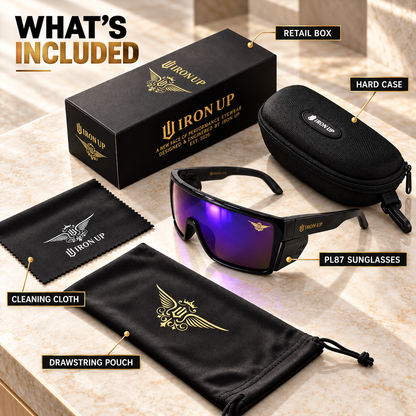 Iron Up PL-87 what's included: box, hard case, pouch and cleaning cloth
