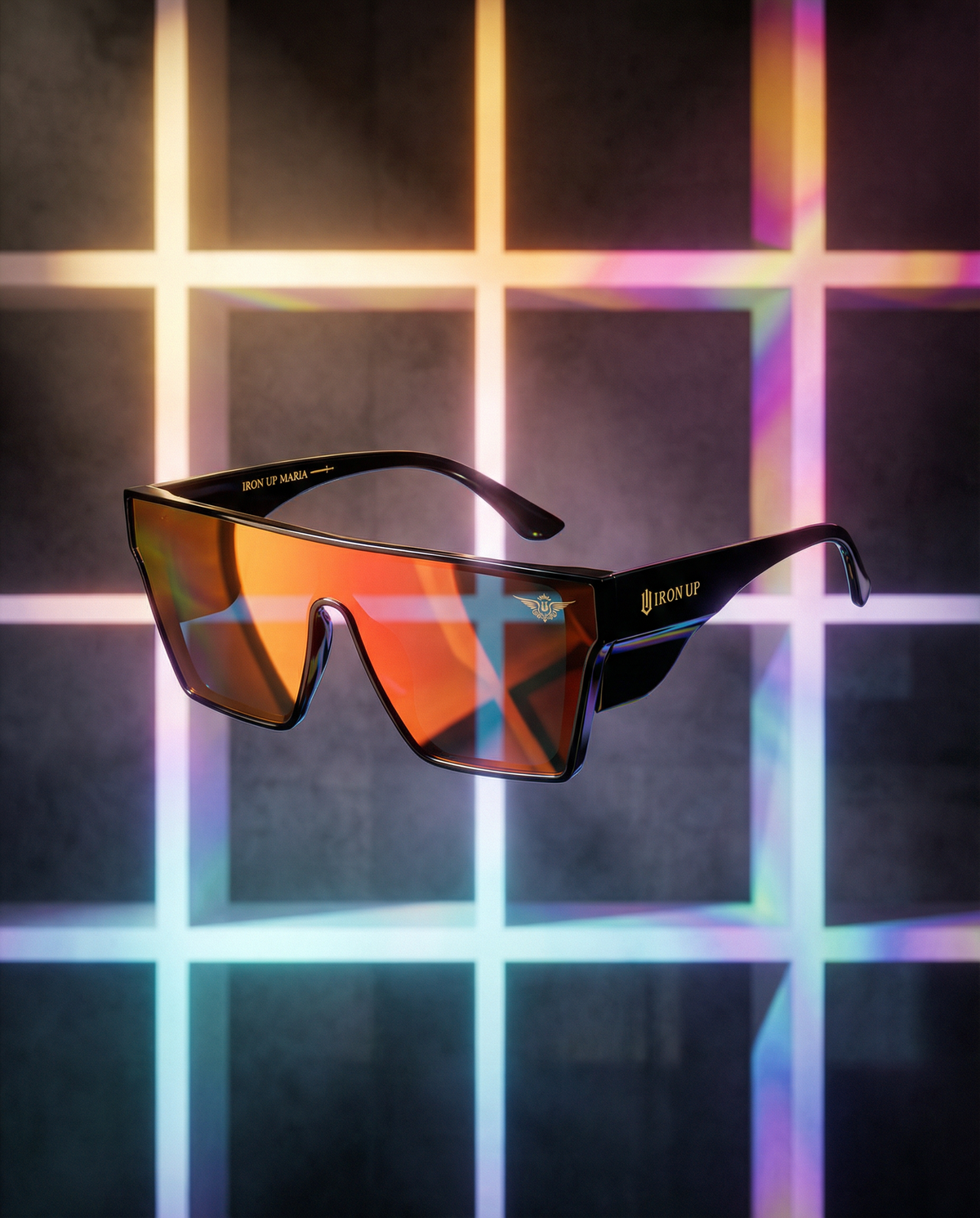 Iron Up AK-47 neon studio shot