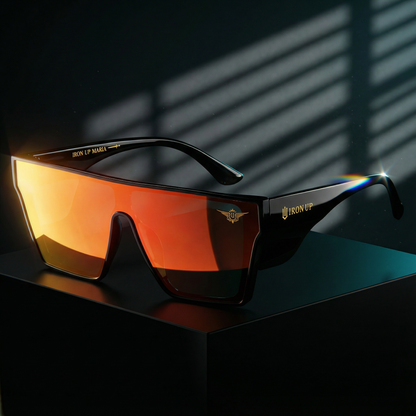 Iron Up AK-47 gold lens dramatic shot