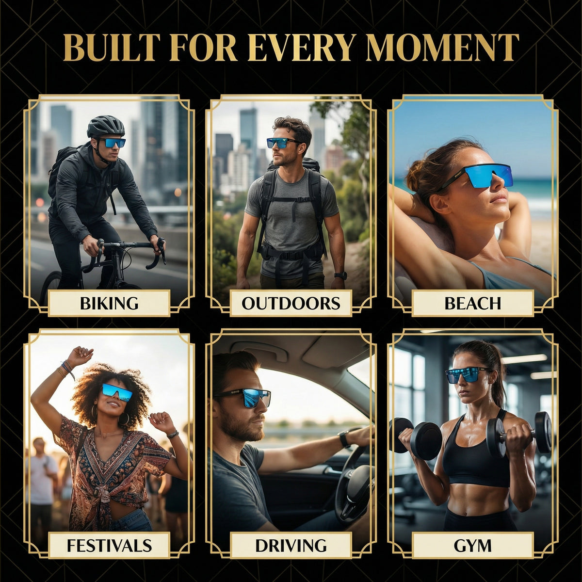 Iron Up Enzo built for every moment lifestyle collage