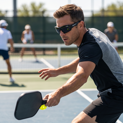 Iron Up Dark Knight playing pickleball