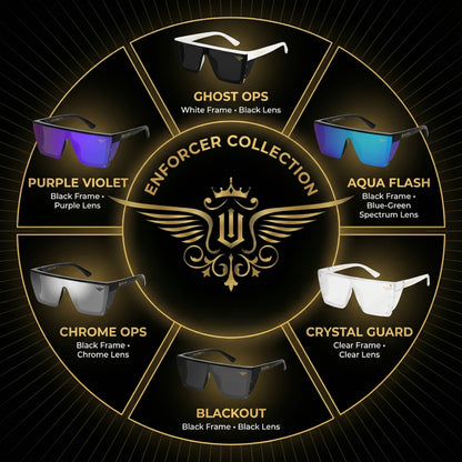 Iron Up Enforcer collection, all six styles
