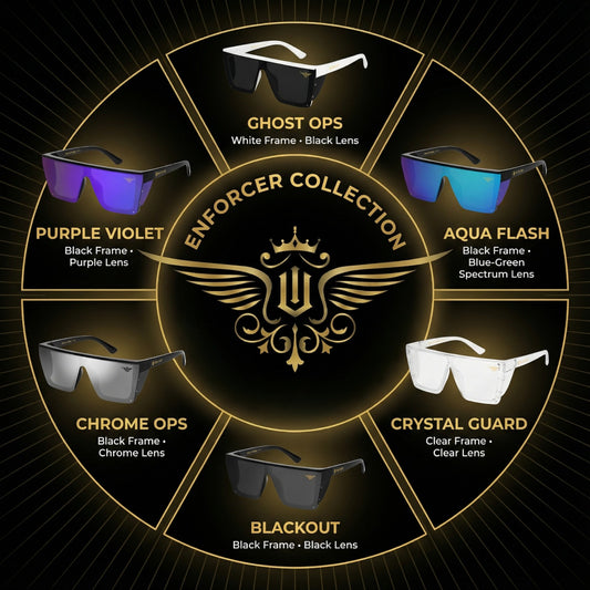 Iron Up Enforcer collection, all six styles
