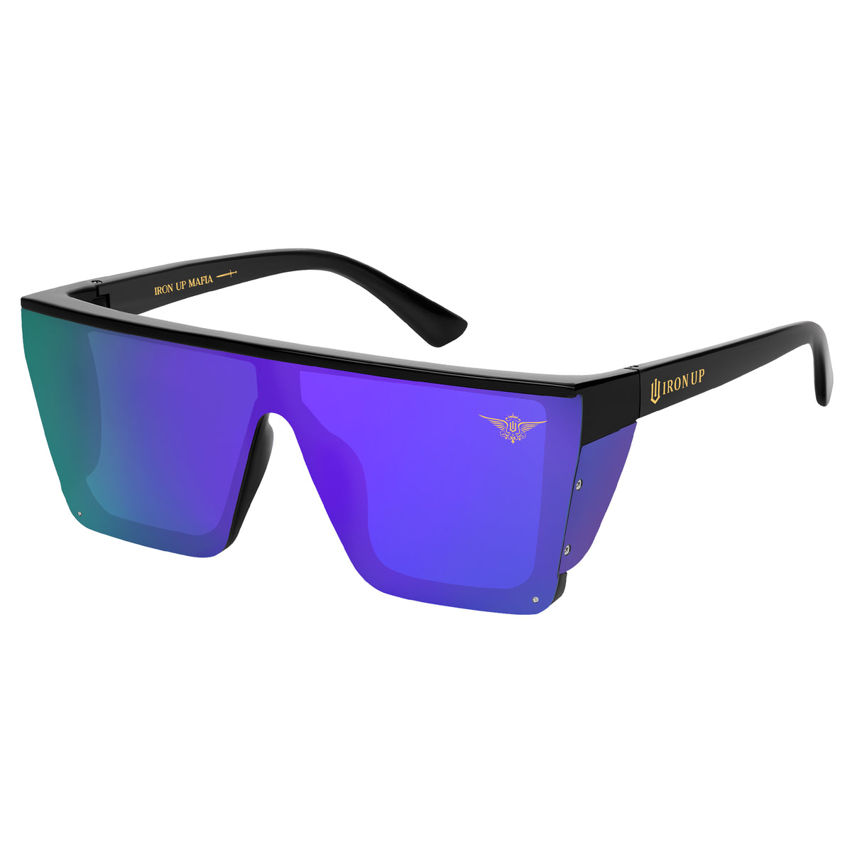 Iron Up Enforcer Purple Violet, black frame purple lens