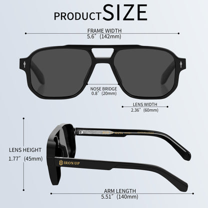 Iron Up Capone frame size measurements