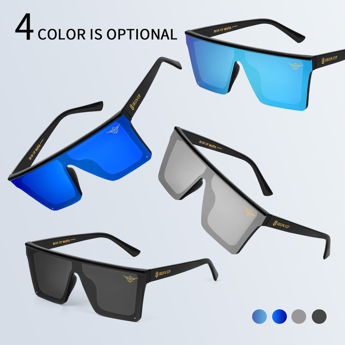 Iron Up Enzo lens colour options